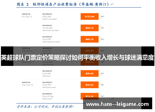 英超球队门票定价策略探讨如何平衡收入增长与球迷满意度
